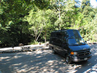 Our camping spot for the night in Big Sur
