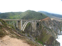 The famous Bixby Bridge - it was built in 1934