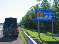 We dipped into the Michigan Upper Penninsula
