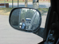 A good stealth picture of our Amish friends
