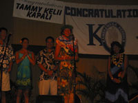 Tammy giving her speach