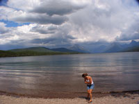 Lake Mcdonald in Glaciar National Park