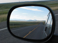 Leaving the Mountains of Glacier