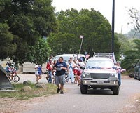 The front of the parade at Refugio State Beach