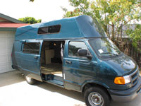 The Van with the Top, Minus the solar panel, fan vent, propane door