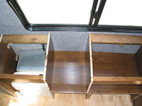 Kitchen cabinet without the countertop
