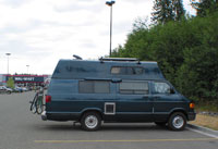 Our first Walmart we camped at - there will be others