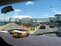 catching the ferry from Kingston to Edmonds