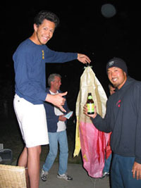 This is the start of the paper hot air Baloon - It was Rad
